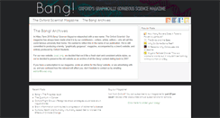 Desktop Screenshot of bangscience.org